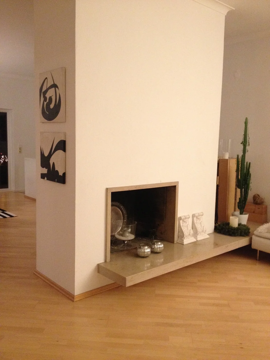 Alter offener Kamin vor dem Umbau in Gerlingen